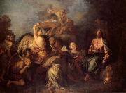 Charles de Lafosse The Temptation of Christ Sweden oil painting artist